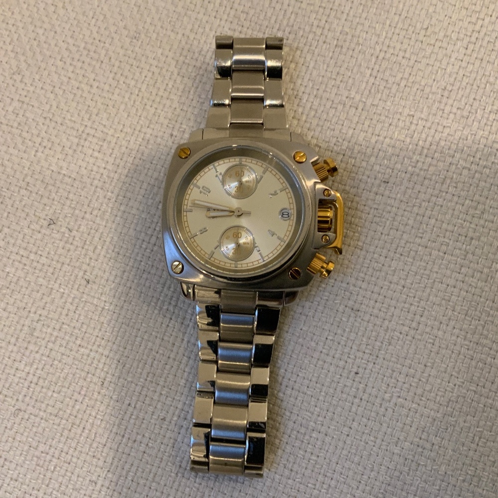 Andrew Marc Silver and Gold Watch